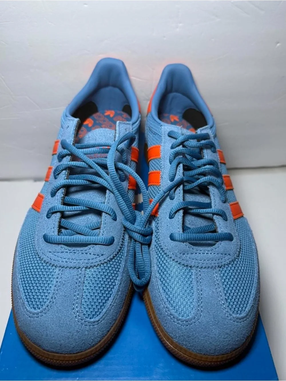 Adidas Handball Spezial - Men’s 10.5 (Wmn’s 11.5) - Blue Orange JH5445